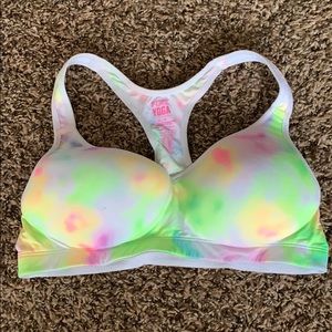 3/$25🦋PINK Victoria secret tie-dye sports bra